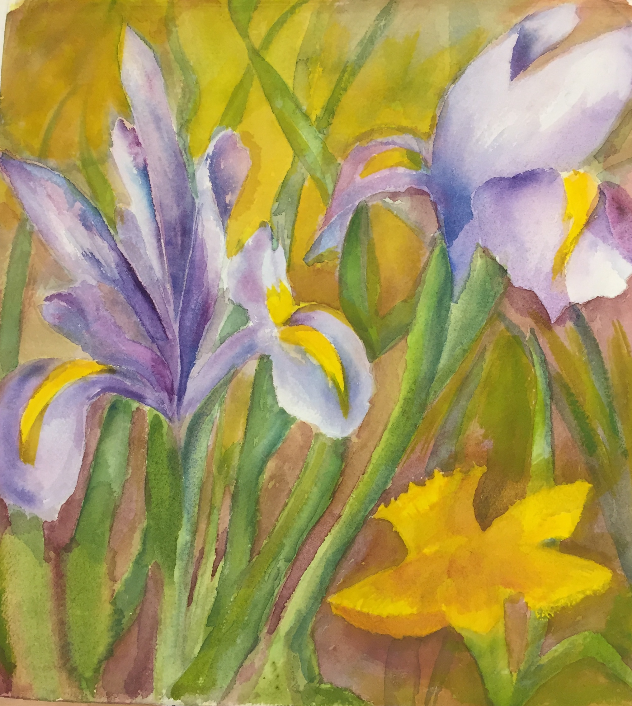 Spring by Peggy Odgers.  Watercolor on paper.
